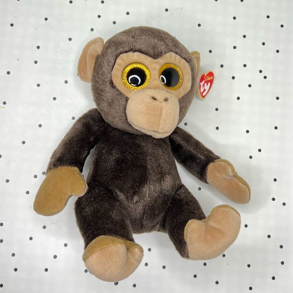 🤎 TY CLASSIC 🤎 2014 BANANAS the Monkey medium very rare limited new
